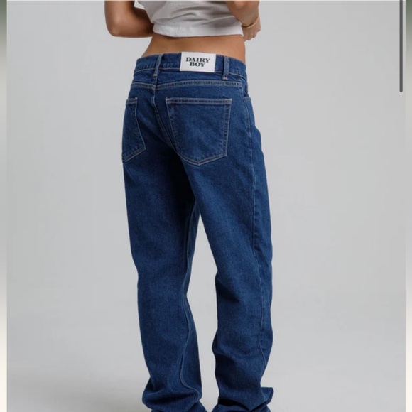 Dairy Boy Denim - Dairy Boy Size 29 Dark Wash Relaxed Straight Leg Denim